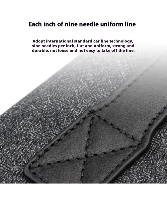 Sacoche Ordinateur 15" Fibres Naturelles Déperlant