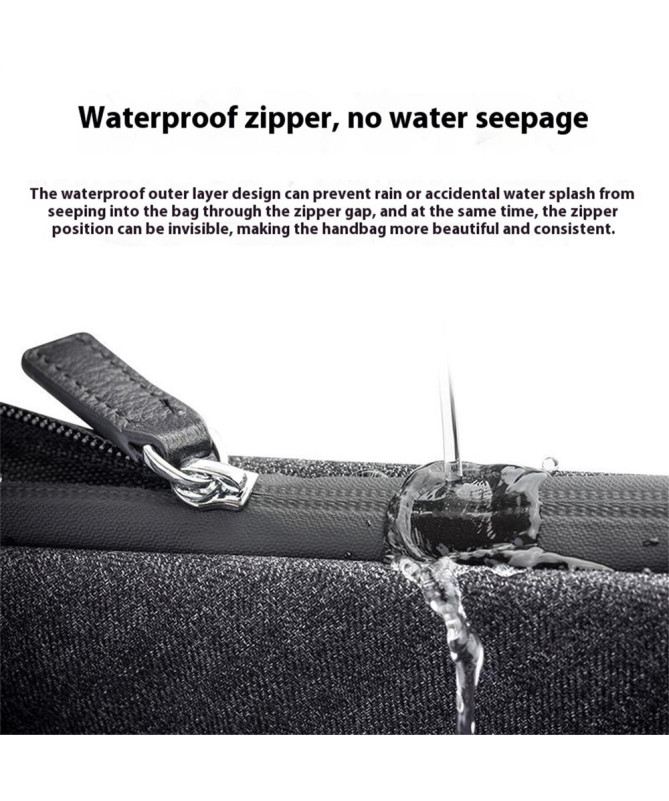 Sacoche Ordinateur 15" Fibres Naturelles Déperlant