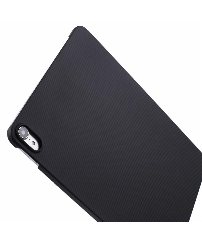 Coque pour iPad Air (2022/2020) en Fibre d'Aramide 600D - Finition Carbone