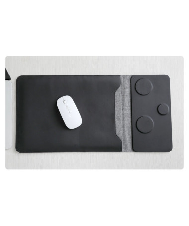 FoldCharge F8 | Pochette Organiseur avec Recharge Sans Fil 5-en-1