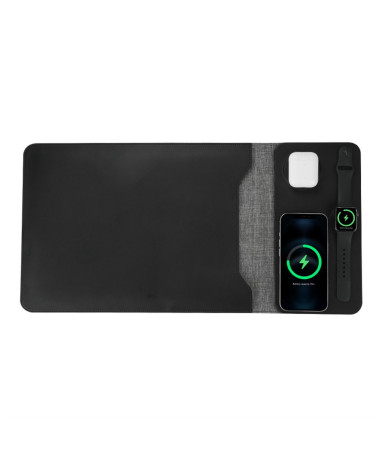 FoldCharge F8 | Pochette Organiseur avec Recharge Sans Fil 5-en-1