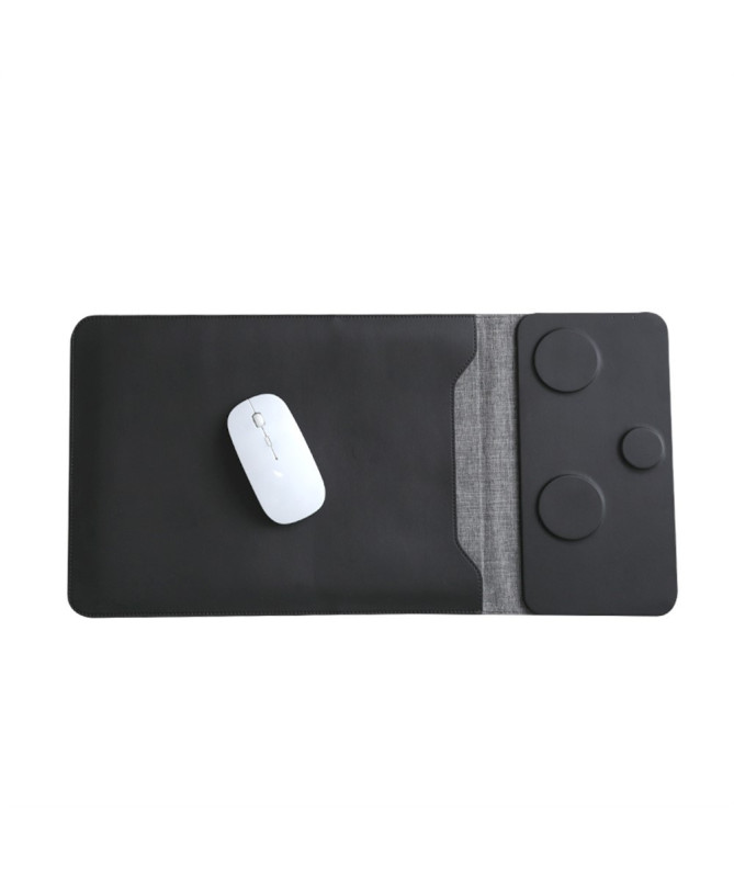 FoldCharge F8 | Pochette Organiseur avec Recharge Sans Fil 5-en-1