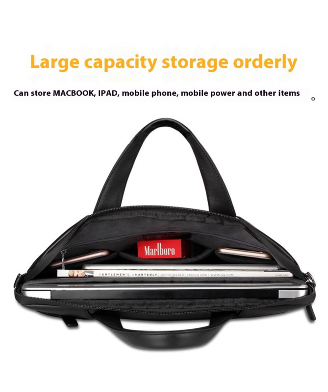 Sacoche Ordinateur 13 pouces en Cuir | AMBASSADEUR