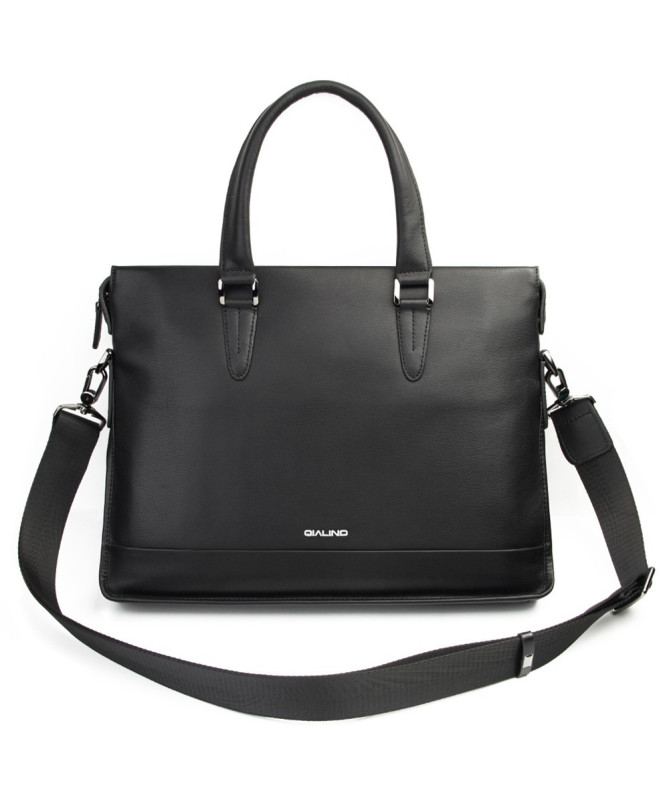 Sacoche Ordinateur 15 pouces en Cuir Véritable Professionnelle