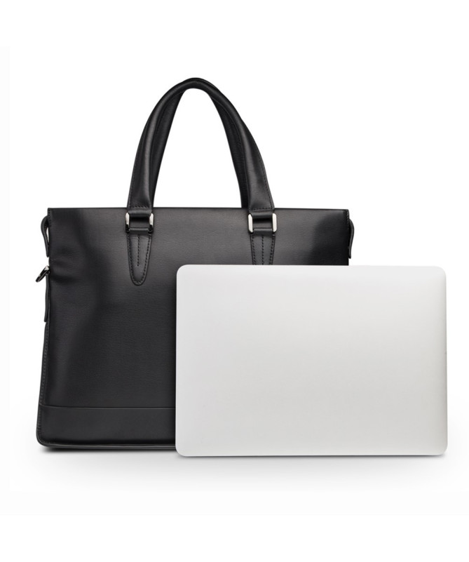 Sacoche Ordinateur 15 pouces en Cuir Véritable Professionnelle