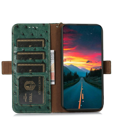 Housse iPhone 17 Pro Max Cuir Véritable | AUTRUCHE
