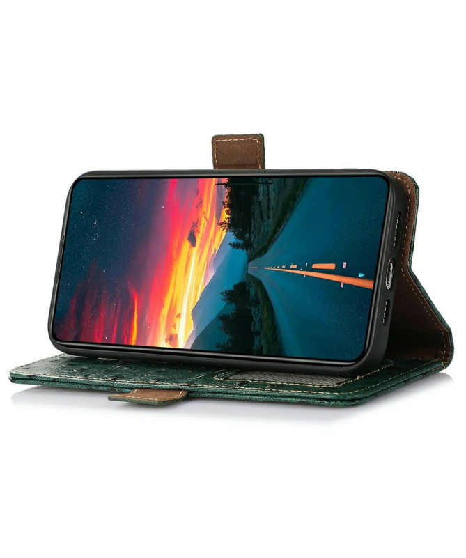 Housse iPhone 17 Pro Max Cuir Véritable | AUTRUCHE