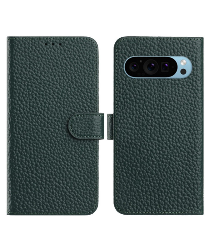 Étui Google Pixel 10 Pro / Pixel 10 en Cuir Véritable Grainé