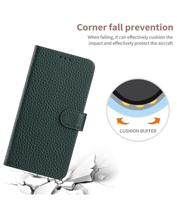 Étui Google Pixel 10 Pro / Pixel 10 en Cuir Véritable Grainé