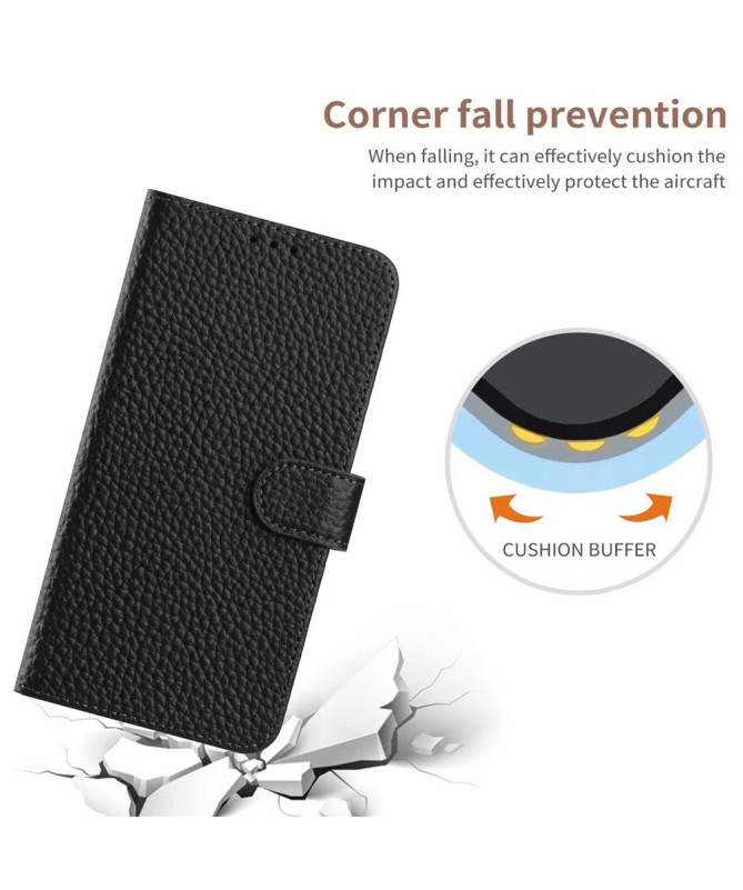 Étui Google Pixel 10 Pro / Pixel 10 en Cuir Véritable Grainé