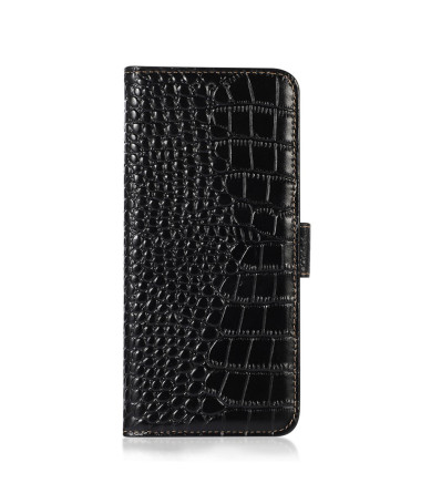 Étui iPhone 17 Pro Max à Texture Crocodile | CROCO