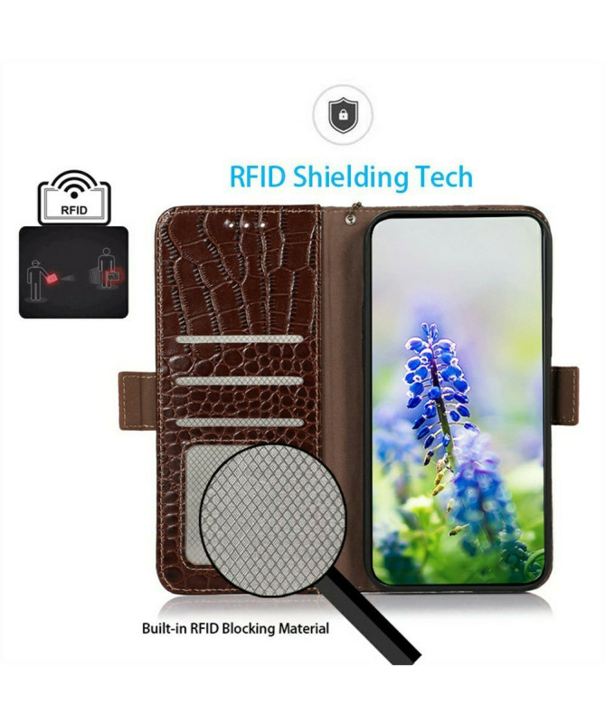 Étui iPhone 17 Pro Max à Texture Crocodile | CROCO