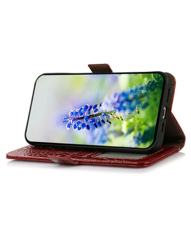 Étui iPhone 17 Pro Max à Texture Crocodile | CROCO