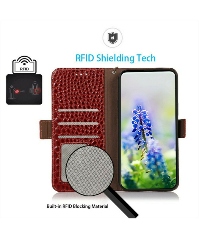 Étui iPhone 17 Pro Max à Texture Crocodile | CROCO