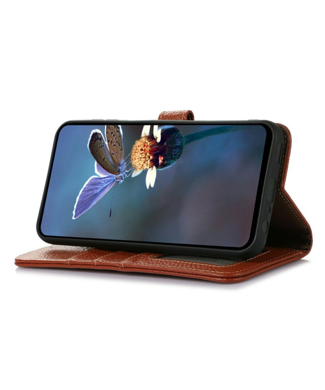 Housse iPhone 17 Pro Max en Cuir avec Pendentif