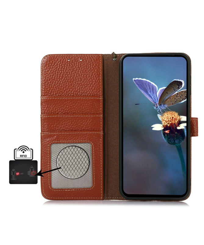 Housse iPhone 17 Pro Max en Cuir avec Pendentif