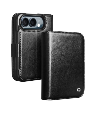 Housse iPhone Duo Cuir 2 Cartes avec Support